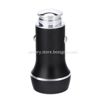 Aluminum alloy Series Black  Car Charger